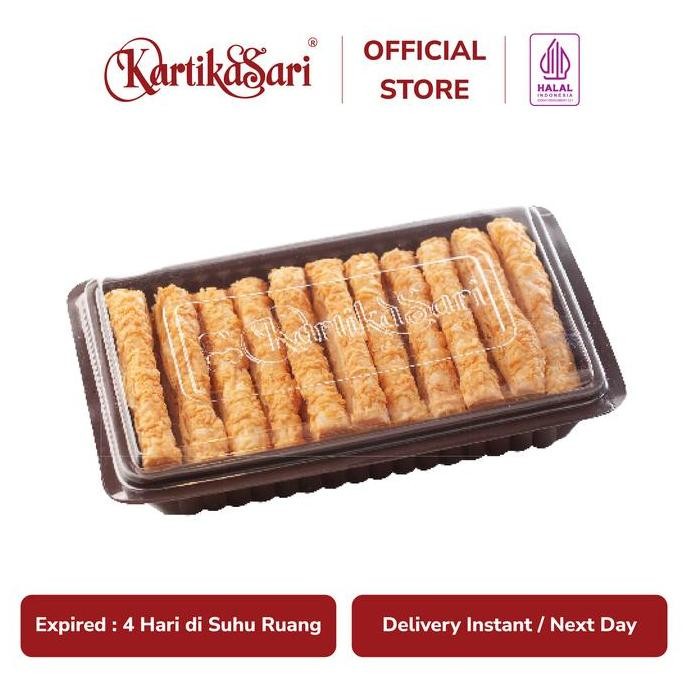 

Kartika Sari Cheese Stick Snack Keju Renyah Gurih Khas Oleh-Oleh Bandung Stok Terbatas