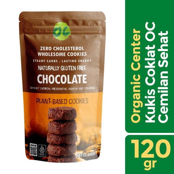 

Cookies Coklat Vegan Gluten Free - Organic Center Cemilan Sehat Stok Terbatas