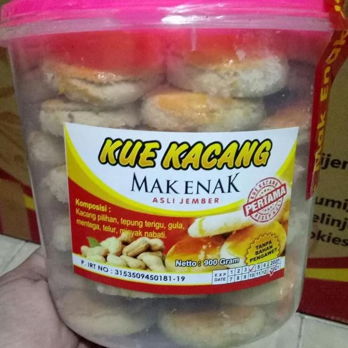 

Kue Kacang Mak Enak Kue Kering Tradisional 250gr Stok Terbatas