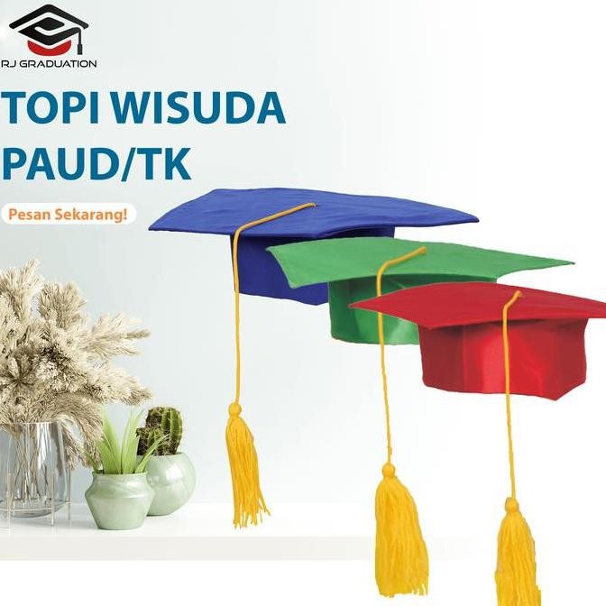 (Allthebest) Topi Wisuda/Topi Wisuda TK/Topi Wisuda Paud/Atribut Wisuda