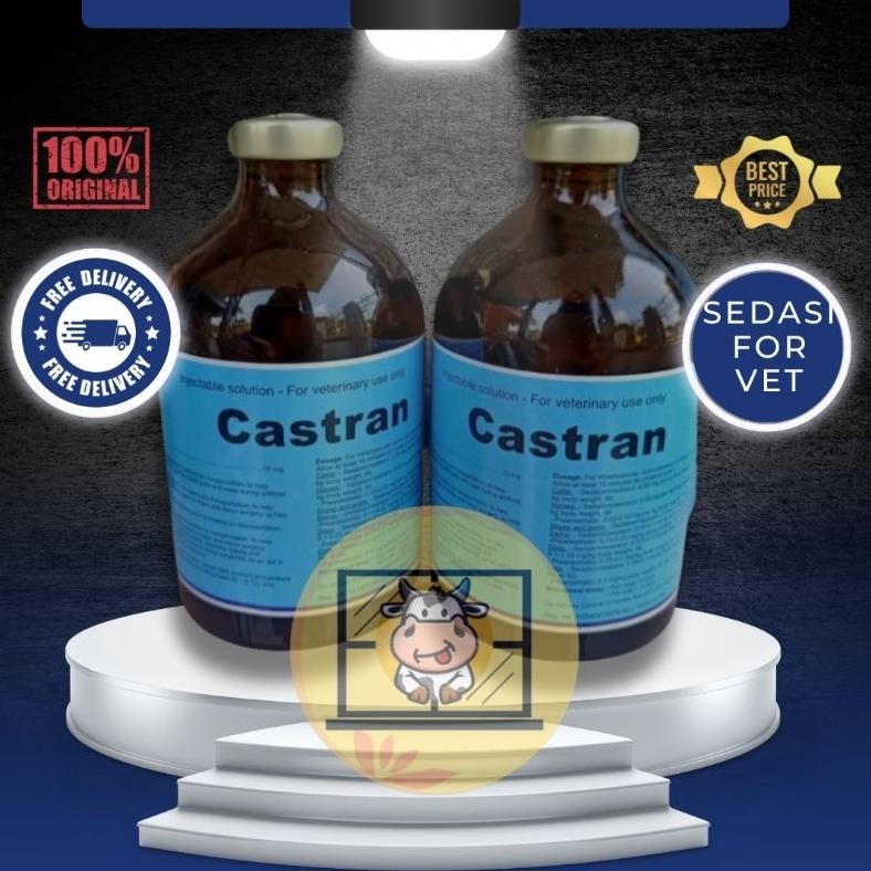CASTRAN 100 ml - Anastesi Untuk Hewan MURAH
