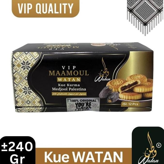 

Kue Watan Kurma Maamoul Palestina Isi 12 - Kue Premium VIP Lebaran Arab Stok Terbatas