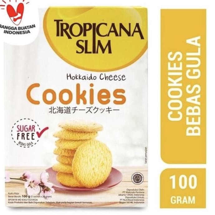 

Tropicana Slim Hokkaido Cheese Cookies Sugar Free Stok Terbatas