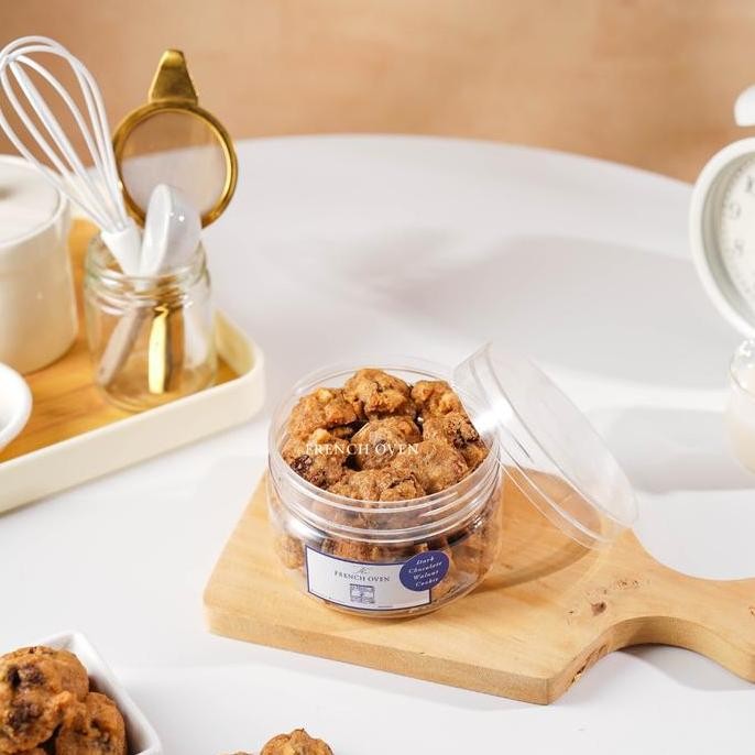 

Dark Chocolate Walnut Cookies - Cookies Premium Lembut Isi Kacang Stok Terbatas