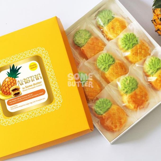 

Nastar Wisman Premium Taiwan Jumbo 9pcs by Some Butter - Kue Lebaran Eksklusif Stok Terbatas