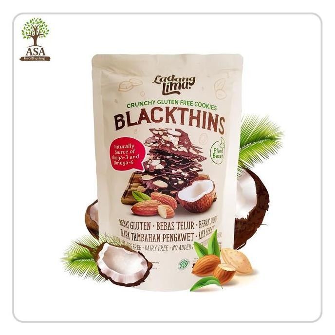 

Ladang Lima Blackthins Cookies - Kukis Coklat Gluten Free Rendah Gula Stok Terbatas