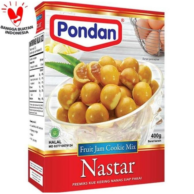 

Pondan Premix Nastar 400gr Praktis Stok Terbatas