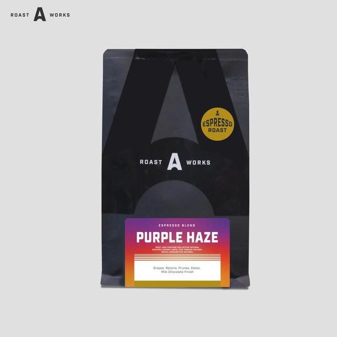 

Purple Haze Espresso Blend - A Roastworks - Biji Kopi Pasti Ori