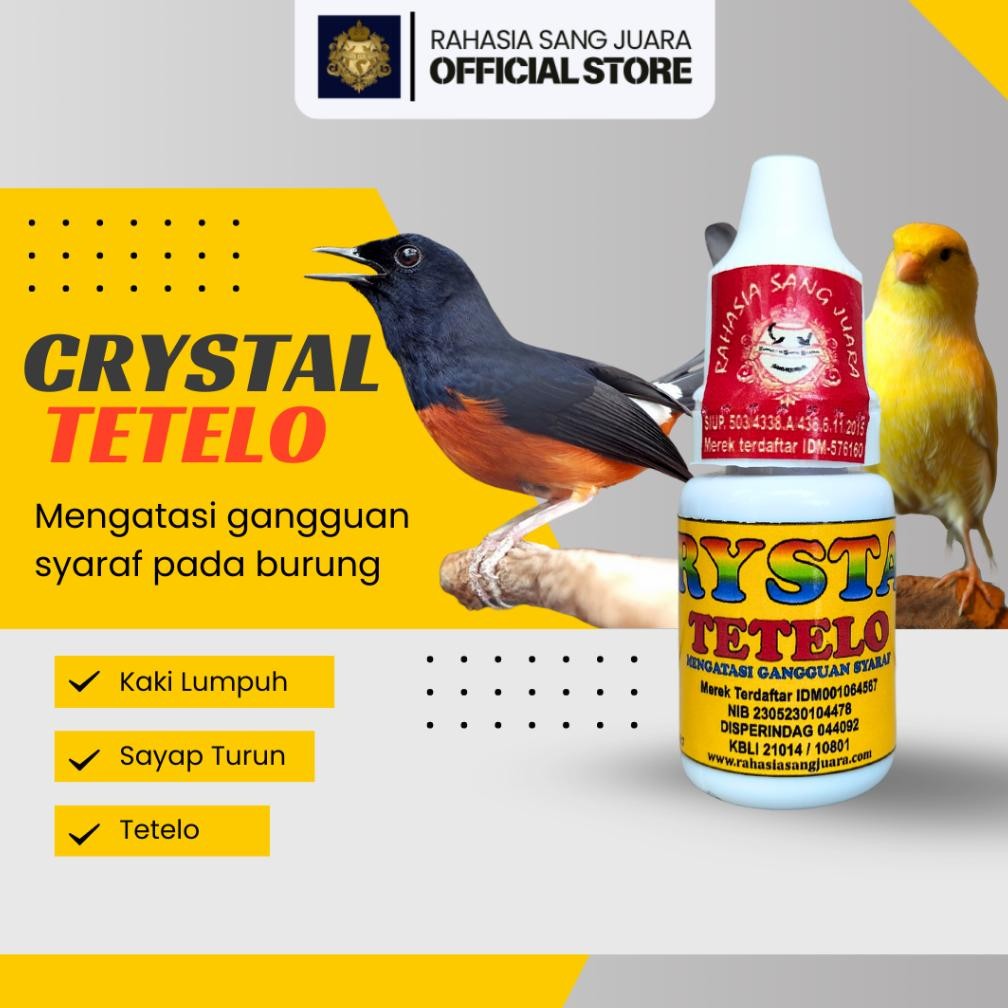 Anti Saraf Burung | Obat Burung Tetelo Sayap Turun Kaki Lumpuh Murai Lovebird Pleci Kacer Dll MURAH