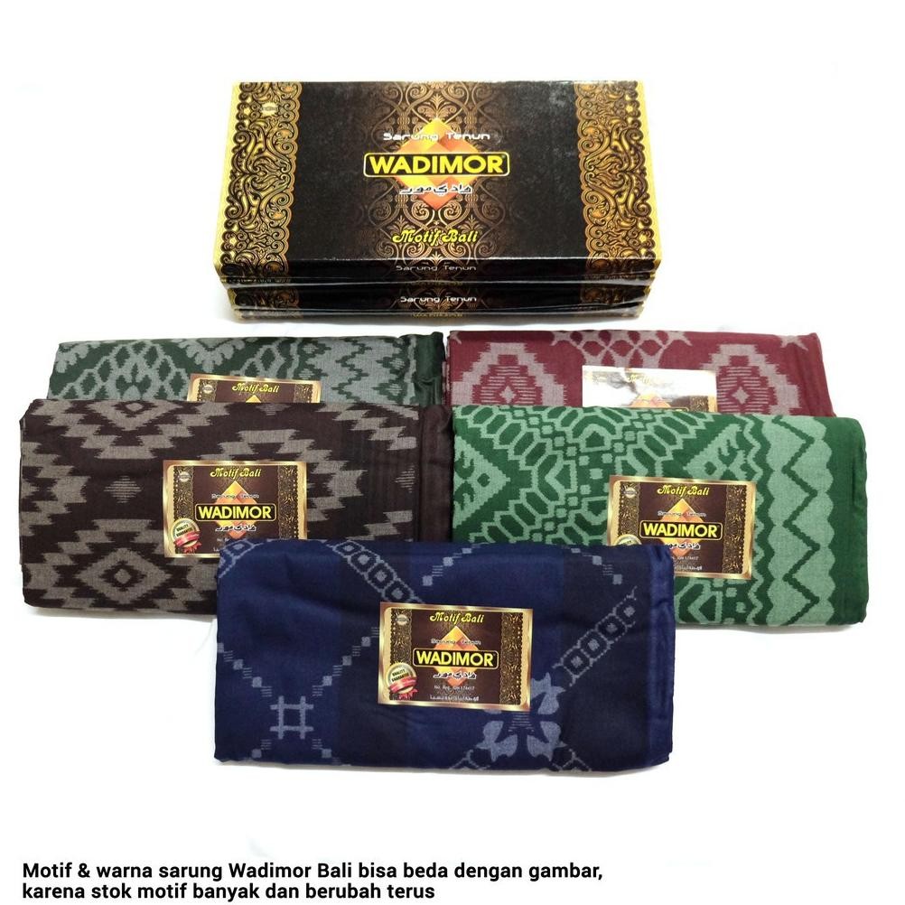 Special - Sarung WADIMOR Motif Bali Pria Kain Tenun Samping Songket Batik Tradisional Premium Dewasa