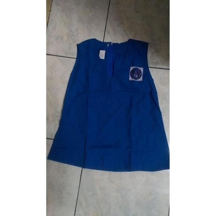(Allthebest) SERAGAM SEKOLAH rompi rok anak perempuan TK BIRU benhur - hijau