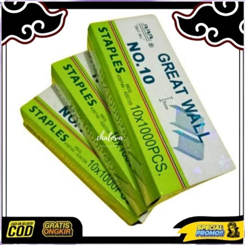 

Top Today [Slop] Isi Stapler No 10 Great Wall / Isi Staples Kecil No 10 Gw / Isi Jepretan / Isi Hekter Isi 10 Pcs