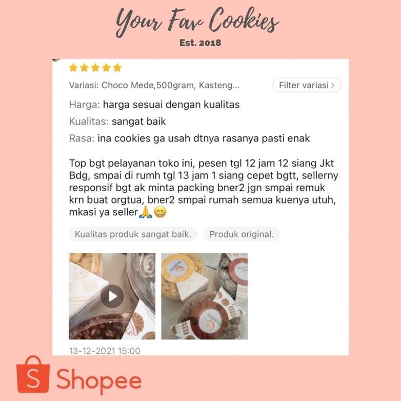 

Terbaru! KUE INA COOKIES TOPLES REGULER (500gr) ..