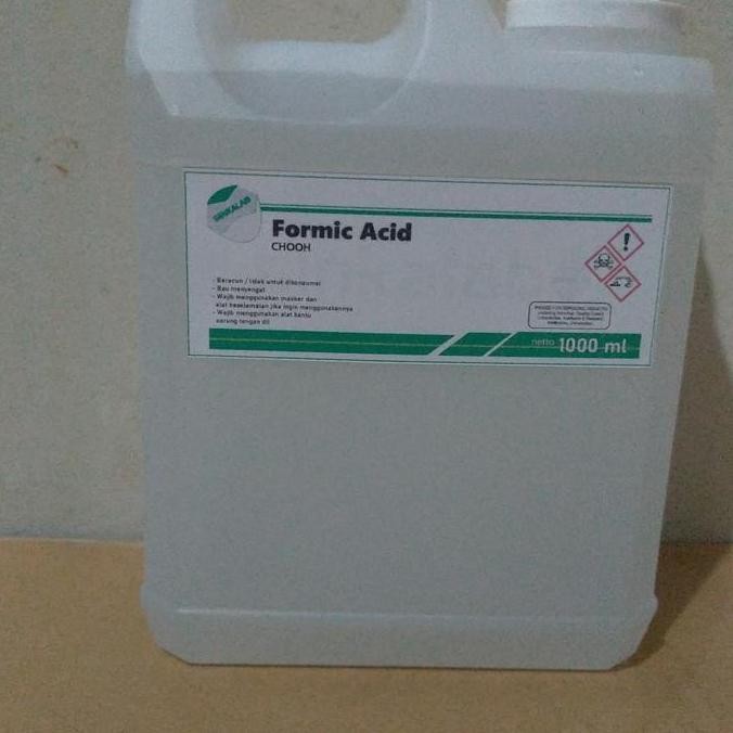 Asam Format / Formic Acid / Asam Formiat / Hcooh 90% Teknis 1000 Ml