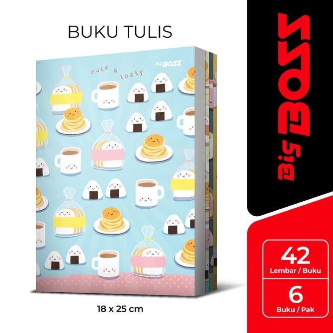 

Sidu Buku Tulis Big Boss 42 Lembar (Isi 6 Buku) / Bigboss Buku Tulis