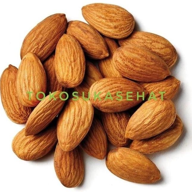 

Raw Almond Organic / Kacang Almond Kulit Utuh -1Kg Pasti Ori