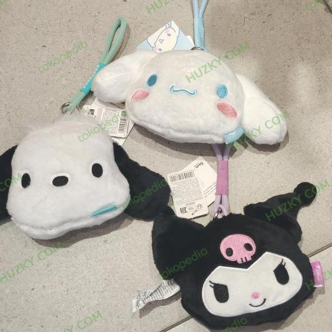 Miniso X Sanrio  Dompet Koin Tali Kuromi, Pochacco, Cinnamoroll