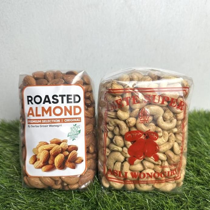 

Paket Bundling 2 Kacang Almond + Mete Asli Wonogiri Terlaris