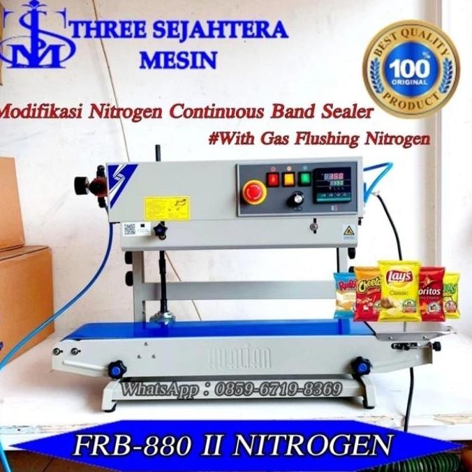 Modifikasi Nitrogen Gas Flushing Continuous Sealer Frb-880 Vertikal