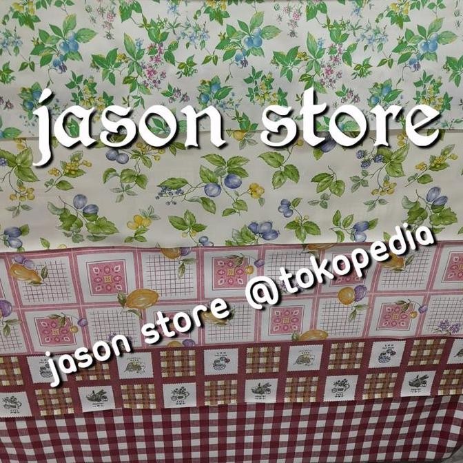 Aneka Perlak Meja Meteran Motif/Perlak Meja/Taplak Meja Meteran