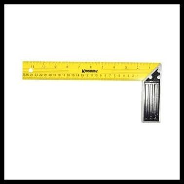

TERMURAH!!! Penggaris Siku Tukang 20cm x 30cm Bangunan Alat Ukur Sudut