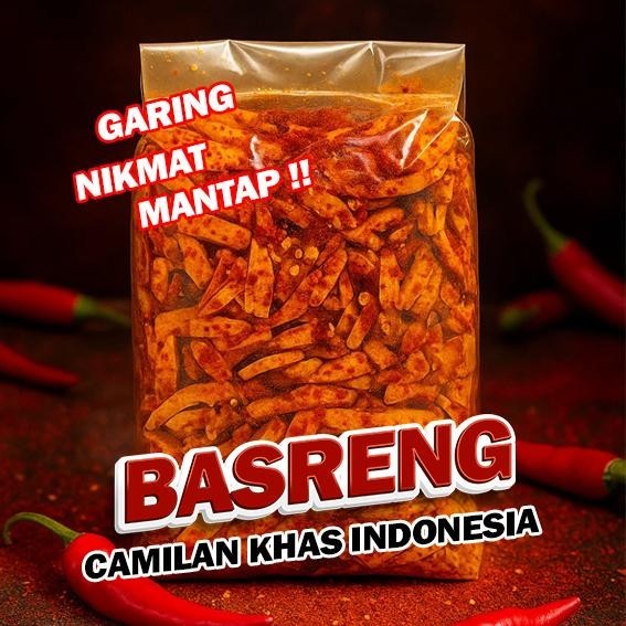 

Basreng Original Pedas Daun Jeruk Viral 1KG Cemilan Sultan Cianjur COD DISKON XTRA isi Lebih Banyak