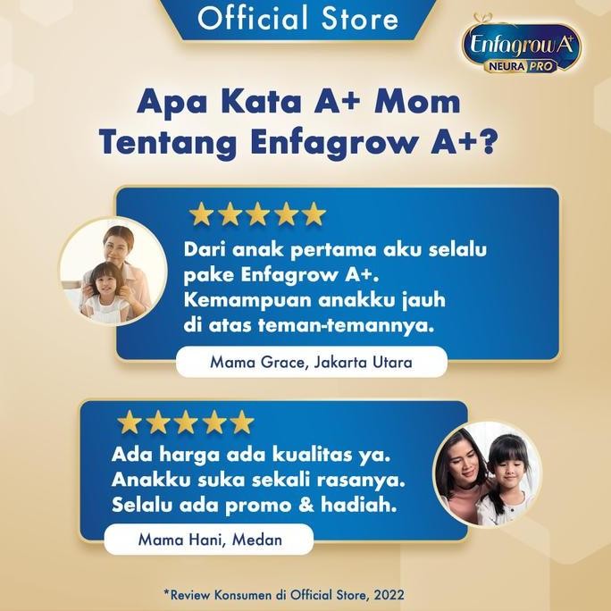 

Enfagrow A+ 3 Susu Formula Anak 1 - 3 Tahun Original Plain 800 gr vs
