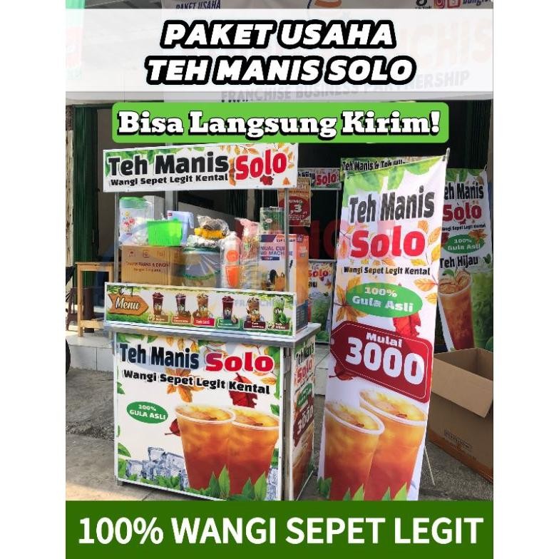 FRANCHISE TEH SOLO / ES TEH JUMBO & TEH HIJAU SIAPP KIRIM