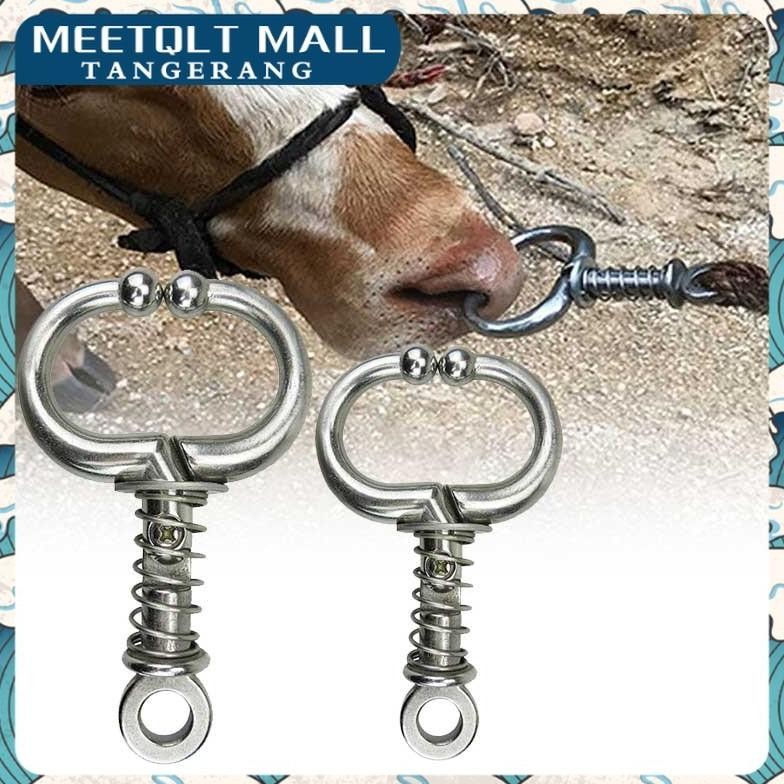 Banteng Sapi Hidung Cincin Peternakan Sapi Klip Penjepit Hidung Sapi Otomatis Stainless Steel MURAH