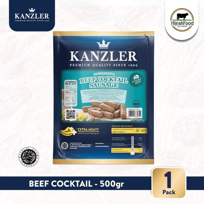 

Ff Kanzler Beef Cocktail Sausage | Sosis Sapi Breakfast Original (500 Gr)