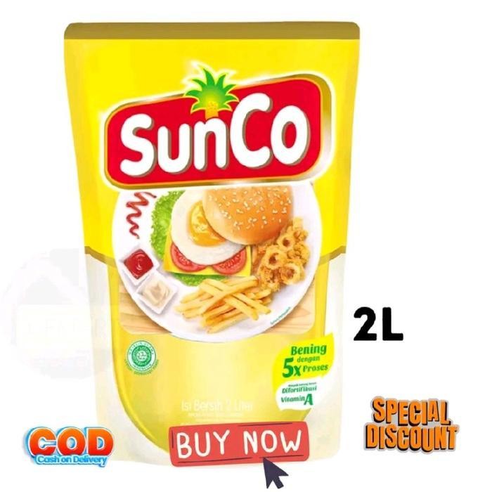 

Rps (Cod) Minyak Sunco 2 Liter Murah Bpom - Minyak Goreng Cooking Oil Kemasan Pouch Promo