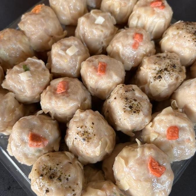 

RPS Dimsum Premium Formulasi Baru isi 50 Pcs, Dimsum ayam, Dimsum Frozen include saus delmonte spesial.