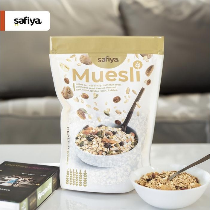 

Rps Safiya Muesli Dried Fruit Mix Sereal Oatmeal 500Gr Food
