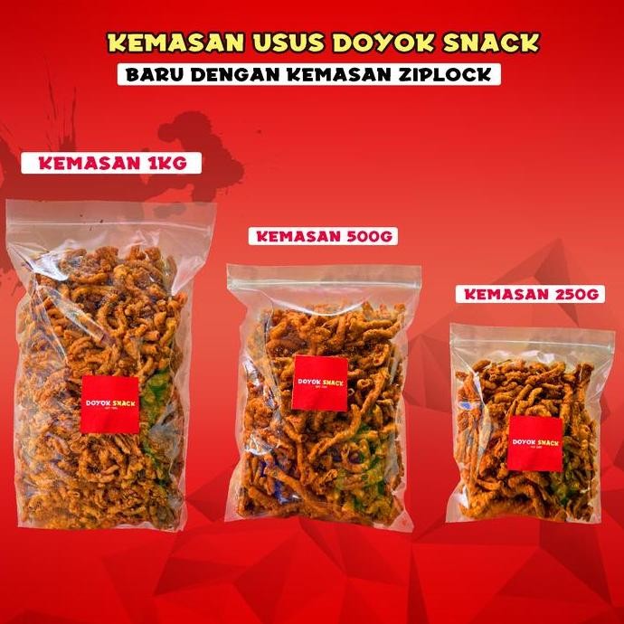 

RPS 500g Kripik Usus Pedas Daun Jeruk Kriuk Camilan Snack Food Kering Jaya Makmur 2 Keripik Cap Doyok Snack keripik usus crispy Cemilan