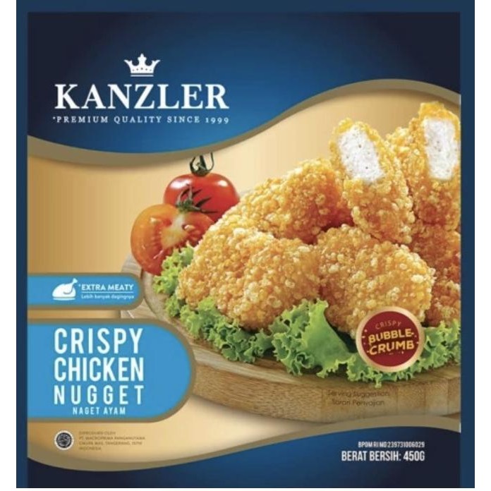 

Rps Chicken Nugget Crispy Kanzler 450 Gr