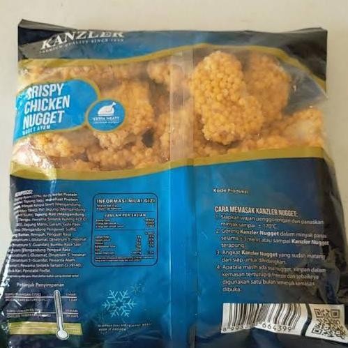 

Ff Crispy Chicken Nugget Kanzler Nugget Crispy Kanzler Frozen Food 450G