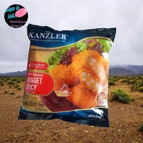 

Rps Kanzler Crispy Chicken Nugget Spicy Naget Ayam Krispy Pedas 450 Gram