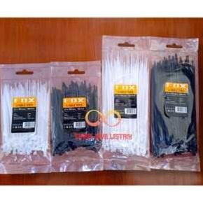 

Fox Kabel Ties Ukuran 2.5X100 2.5X150 3.6X200 3.6X250 3.6X300 4.8X380 Hitam Putih Original