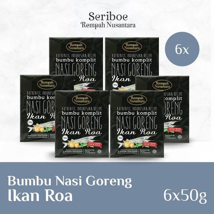 

Bumbu Nasi Goreng Roa Rempah Nusantara 50 Gr (6 Pcs ) Terlaris