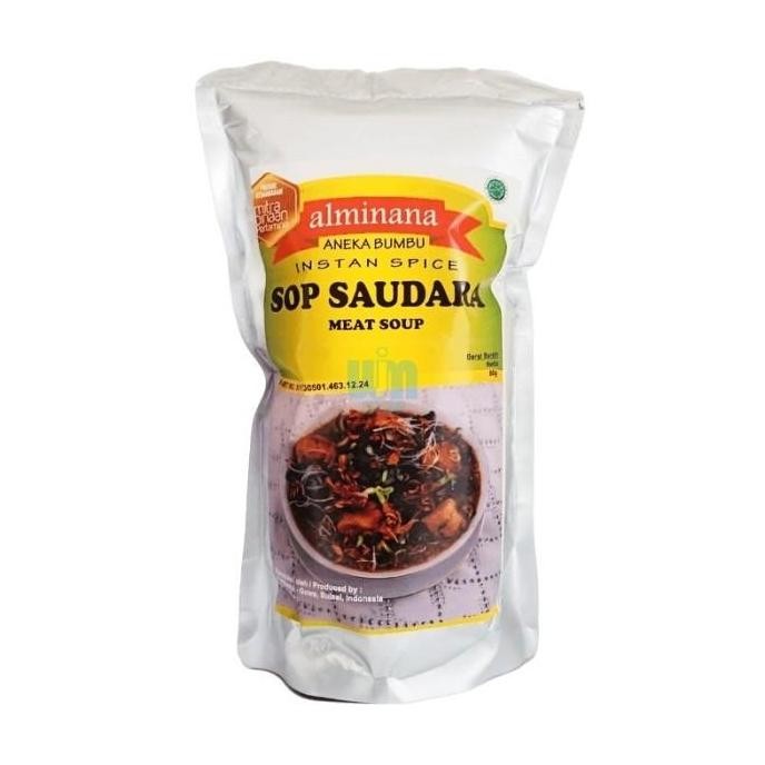 

Alminana Bumbu Instan Sop Saudara 80Gr Makassar Terlaris