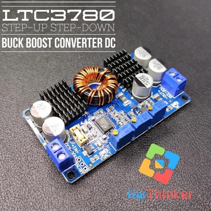 MODUL LTC3780 DC AUTOMATIC STEP UP DOWN BUCK BOOST REGULATOR 10A CC CV ORIGINAL DAN TERPERCAYA