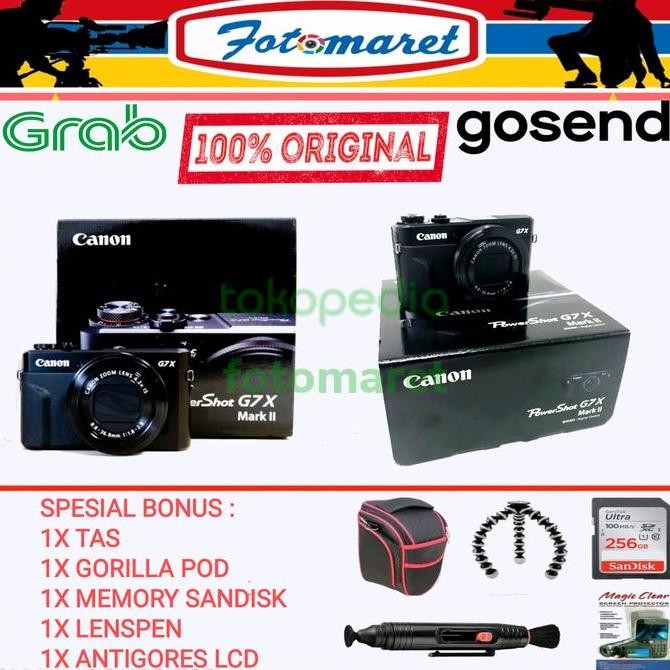 Promo CANON POWERSHOT G7X MARK II / KAMERA CANON G7X II / CANON G7XII COD