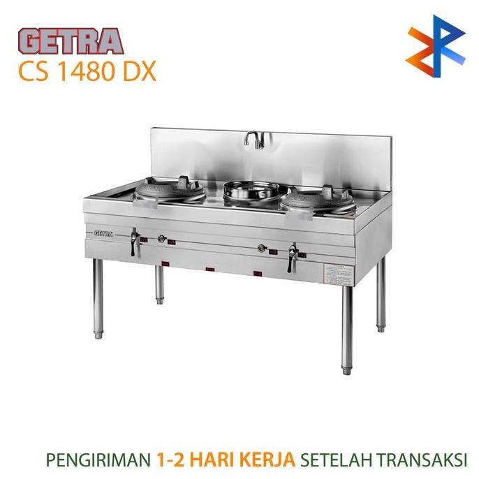 Kompor Gas Kwali Range GETRA CS 1480 DX / CS1480DX 2 Burner