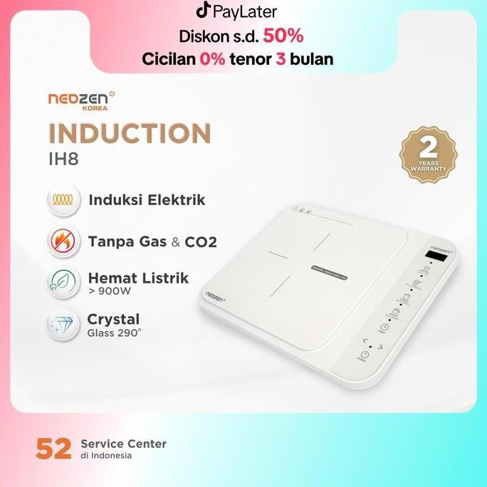 Promo Neozen Induction Stove IH8 Ivory - Kompor Listrik Induksi - Kompor Listrik Induksi - Kompor He