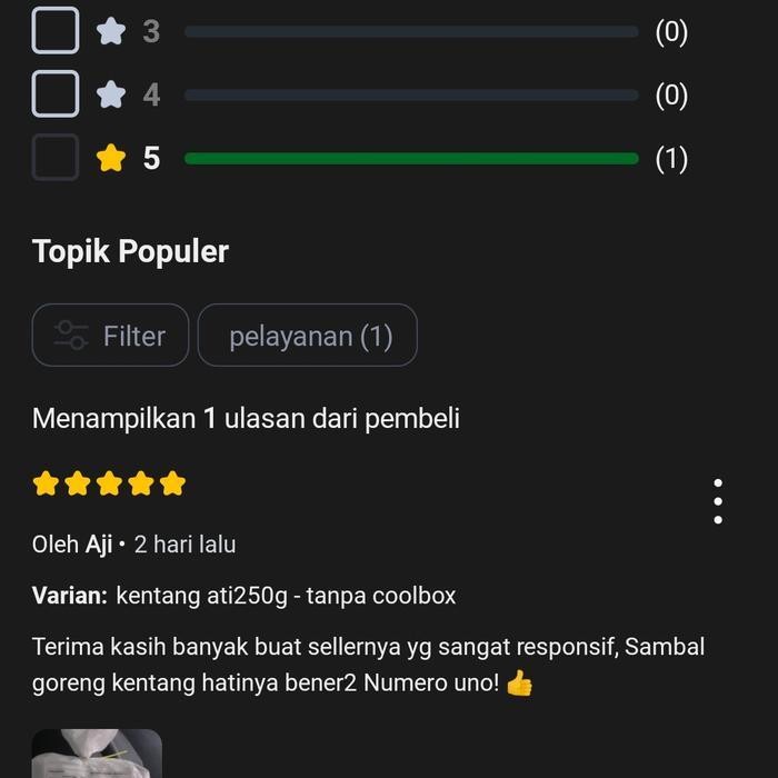 

Rps Sambal Goreng Kentang Ati | 250 Gr Frozen | Makanan Siap Saji Nikmat