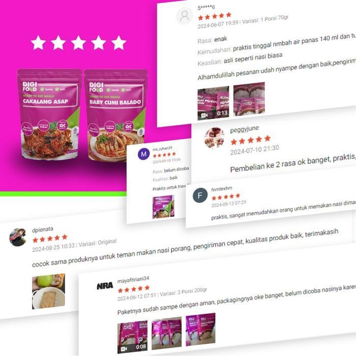 

Rps Digi Travel Lauk Instan Siap Makan | Makanan Instan | Makanan Siap Saji