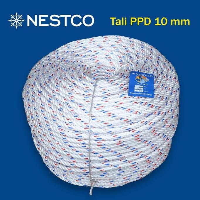 

Tali Tambang Ppd Putih Ukuran 10 Mm Panjang 220 M /Per Roll Co