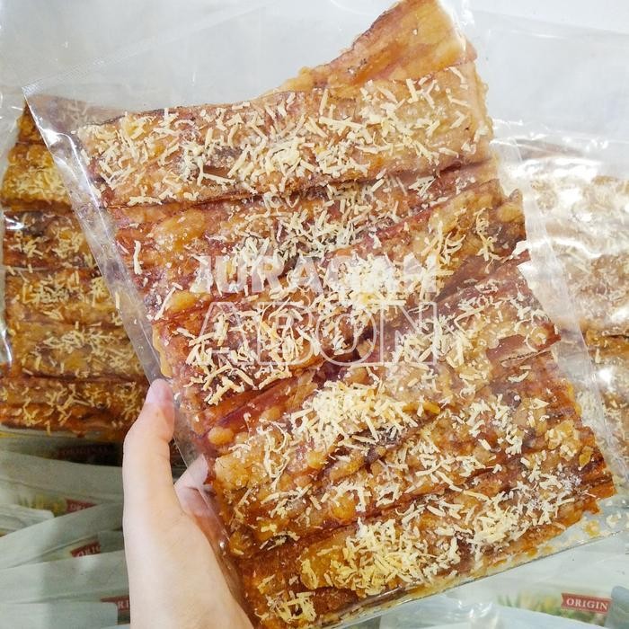 

FF Sale Pisang Goreng Super Renyah Crispy Khas Cilacap Bentuk Panjang Oval Cemilan Kering Camilan Rasa Original Keju Cokelat