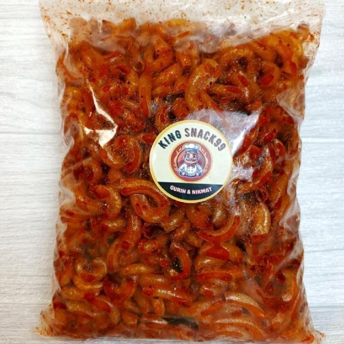 

FF MAKARONI CIKRUH 1 KG LEZAT & GURIH Pedas Food Snack Cemilan Crispy Kering Camilan Snack Cemilan Jajanan Keripik Makanan
