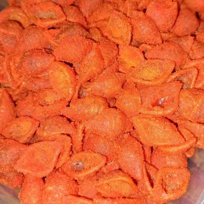 

FF Makaroni Kerang 500gr Makaroni Ngacay Cemilan Pedas